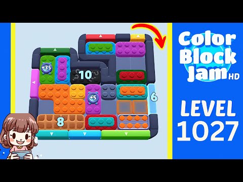 Color Block Jam Level 1027 walkthrough video preview