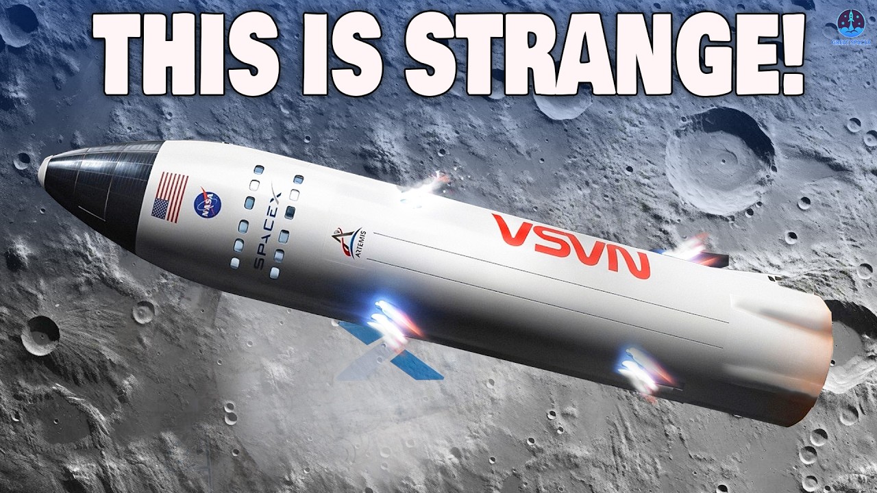 SpaceX’s Genius Solution to Land Starship Sideways without Legs on the Moon!