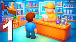 Superstore Empire Tycoon 3D - Gameplay Walkthrough Part 1 - Phone Store Manager (iOS, Android) screenshot 4