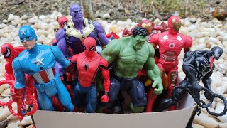 AVENGERS TOYS/Action Figures/Unboxing/Cheap Price/Ironman,Hulk,Thor, Spiderman/Toys.