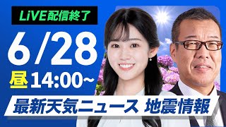 ウェザーニュースの配信のサムネイル画像