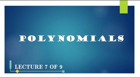 AM015 CHAPTER 5 (LECTURE 7 OF 9)