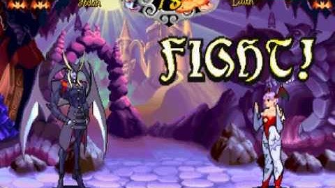 Vampire Savior The Lord Of Vampire Jedah Dohma VS Lilith