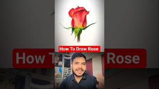 How To Draw A Realistic Rose🌹 (Part 2😁) #shorts #ytshorts #drawing
