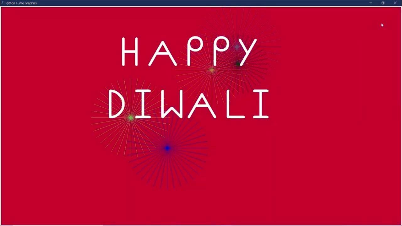 Happy Diwali Code in Python || #python #diwali - YouTube
