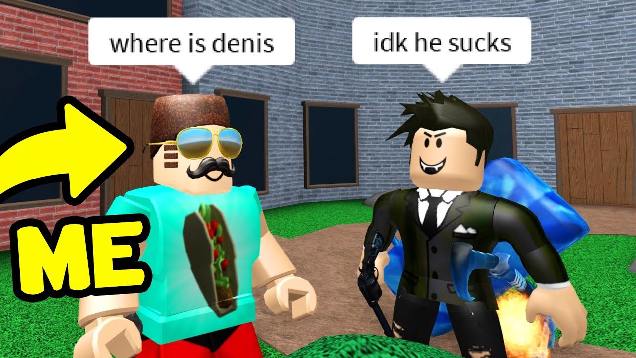 Pretending To Be A Denis Fan In Roblox Youtube - denis roblox tycoon fnaf pizzeria in roblox 2