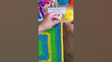 Crochet Twisted Single Crochet #shorts