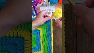 Crochet Twisted Single Crochet Edging DIY Tutorial How To shorts