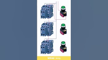 How to Connect Multiple Contactors with Auxiliary Contacts and Push Buttons