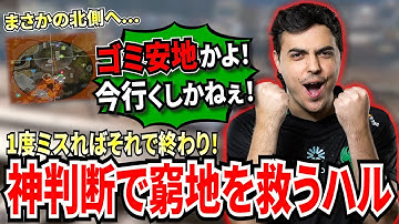 この試合勝てちゃうの？1度でもミスをすれば終わりの状況で神判断を連発し、チームの窮地を救ってしまうハルがヤバすぎる！【APEX翻訳】