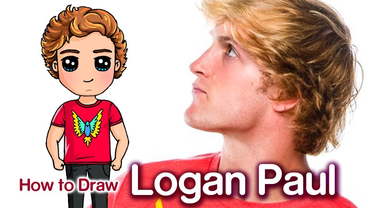 How to Draw Logan Paul | Famous Youtuber - YouTube