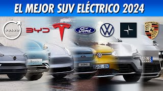 COMPARATIVA SUV 2024: Model Y, Seal U, Explorer EV, EX30, Polestar 4, ID.4 y Macan EV