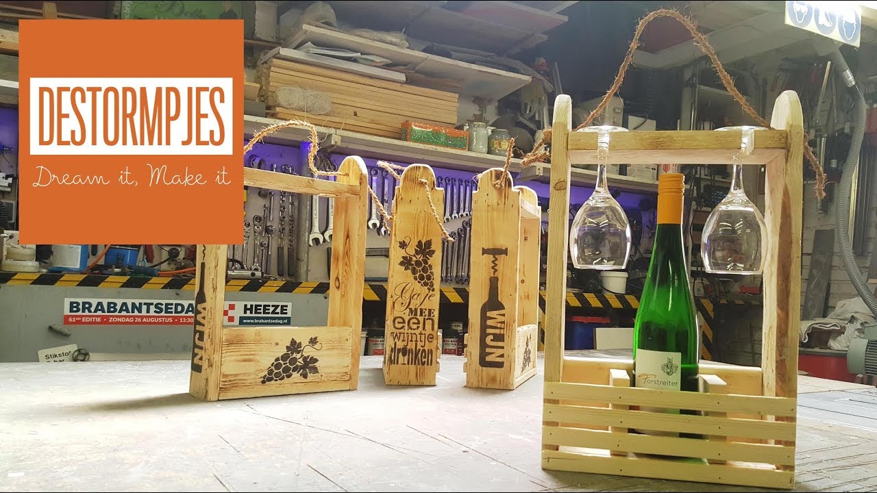 houten wijn cadeau destormpjes maken het zo!