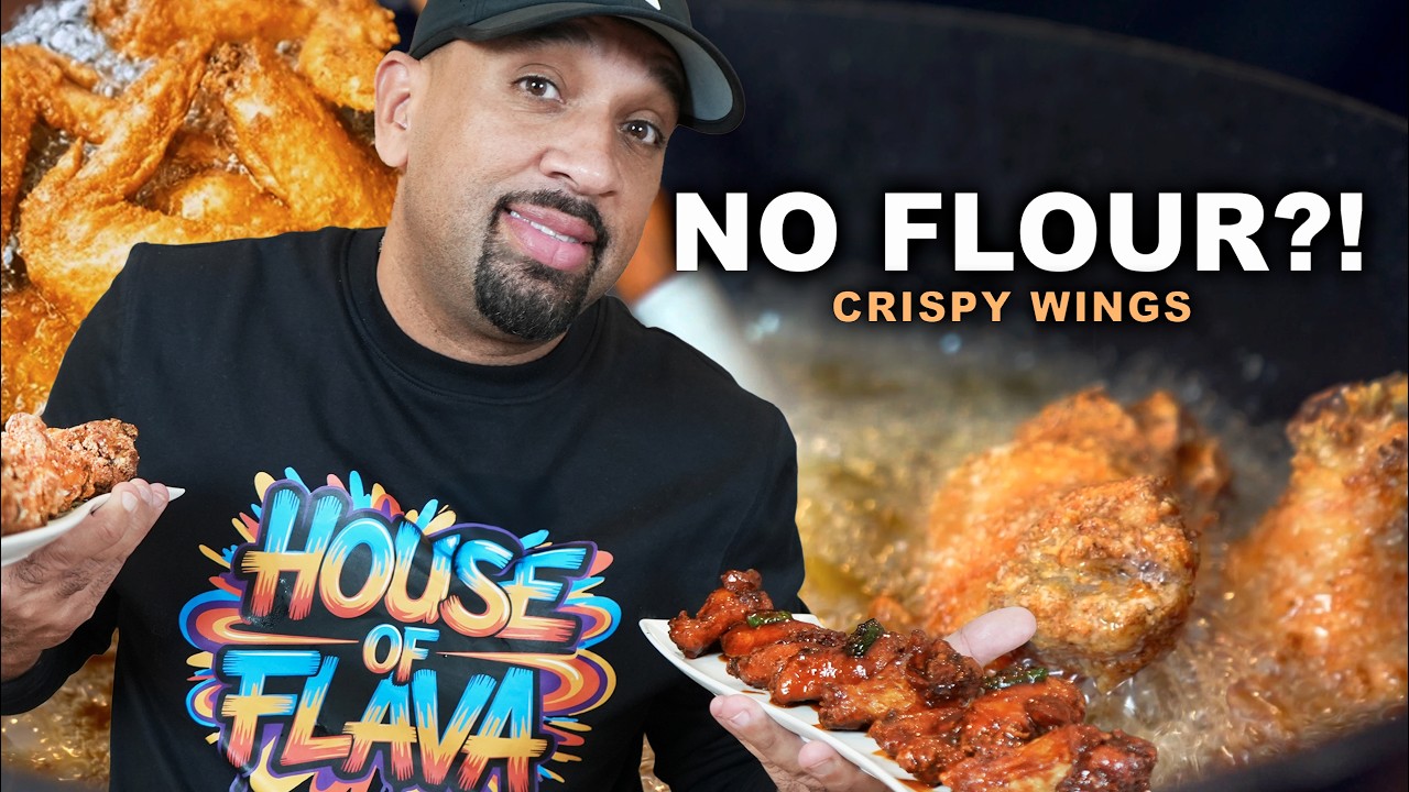 Секрет хрустящих куриных крылышек – мука не нужна