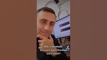 When a developer discovers Stack Overflow and ChatGPT #shorts