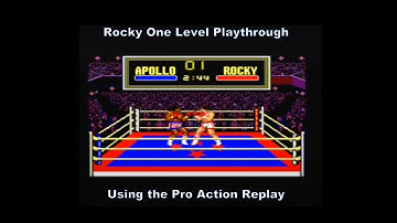 Rocky One Level Playthrough using the Pro Action Replay for the Master System :D #MasterSystem #Sega