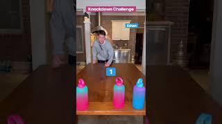 Bottle knockdown challenge!! #familygamenight screenshot 4