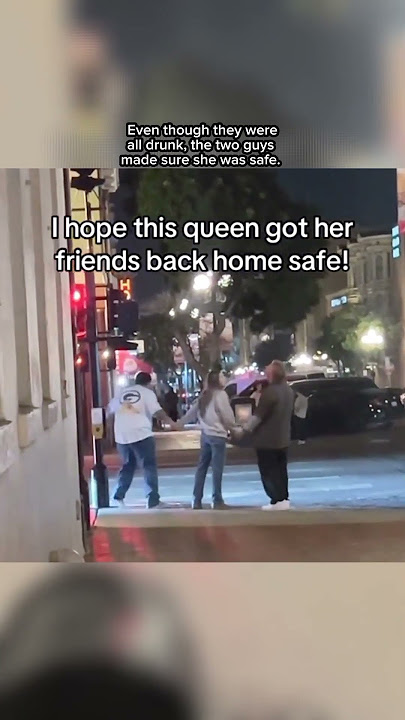 Drunk, but they cared...