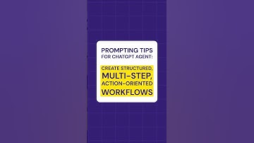 How to Prompt ChatGPT Agent Mode