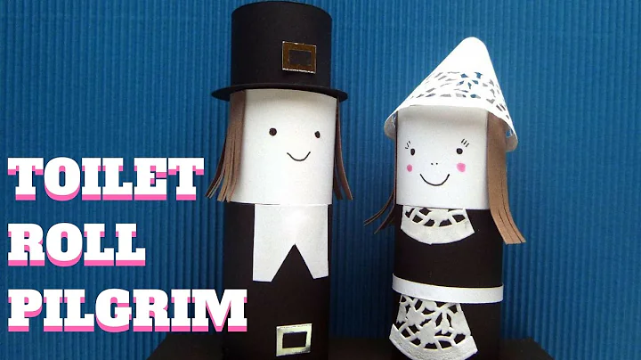 Thanksgiving Craft - Toilet Paper Roll Pilgrim - Toilet Paper Roll Craft