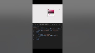 Html Color Picker #tipsandtricks #howto #webdesign #html #css #colorpicker #coding