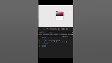 Html Color Picker #tipsandtricks #howto #webdesign #html #css #colorpicker #coding