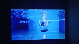 Carla Blowing Bubbles Underwater