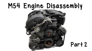 Part 2: BMW M54 Engine Disassembly (Intake Manifold and Harness Removal)