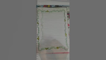 Page border😲✨|beautiful page border designs for file,notebook & joirnals|#shorts#viral#trending