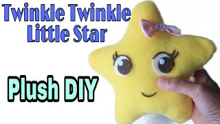 Twinkle Twinkle little star plush DIY |  Star plush DIY tutorial