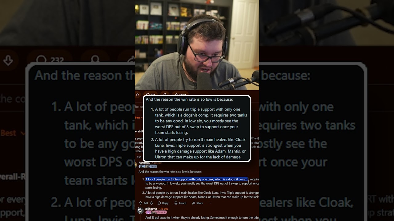 Guangguang has spoken on the triple support problem