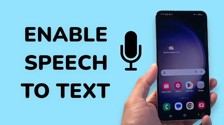 How To Enable Voice Input Speech To Text On Keyboard On Samsung Galaxy