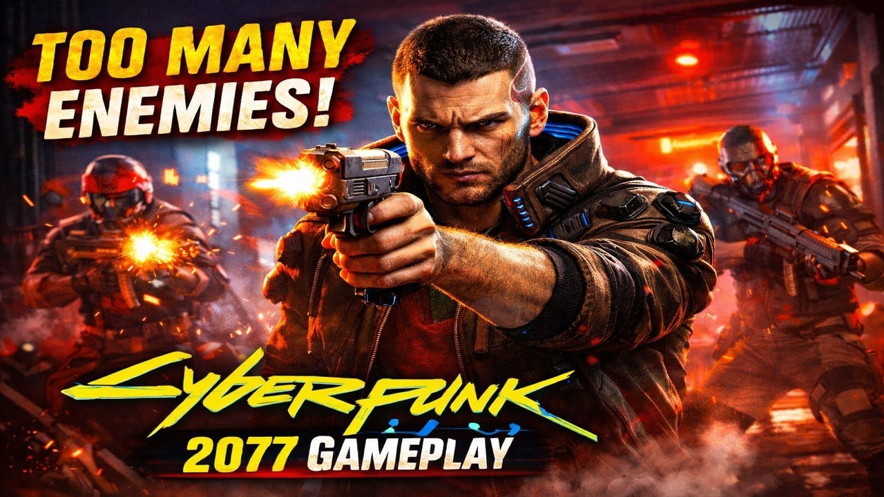 Trapped Inside a Hostile Building | Cyberpunk 2077 Action Gameplay | #4  