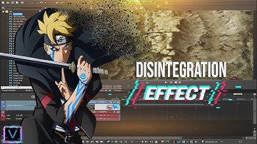 Sony Vegas Pro | DISINTEGRATION Effect / S_wipediffuse (Sapphire Plugin Needed)