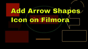 How to Add Arrow Shapes And Circle Icon inFilmora| Filmora Tutorial