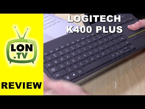 Radioaktiv Voksen spurv Logitech Wireless K400 Plus Review - $20 Keyboard and Integrated Trackpad -  YouTube