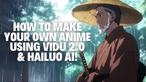 How to Make Your Own Anime Using Vidu 2.0 & Hailuo AI!