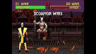 Arcade Mortal Kombat II - Scorpion Fatality 1