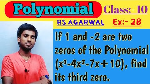 Find the remaining two zeros of the polynomial x 4 − 5 x 2 + 4 if two of its zeros are 1 , − 1.