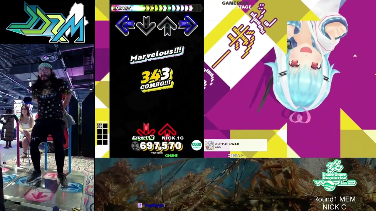 [DDRW - NICK C] ミッドナイト☆WAR [ESP 14] PFC 999,860