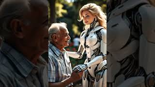 Robots Helping Old People Walk! #aiart #ai #midjourney #nextgenai #artificialintelligence