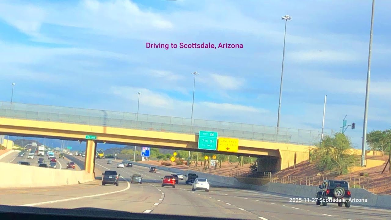 Driving to Scottsdale, Arizona