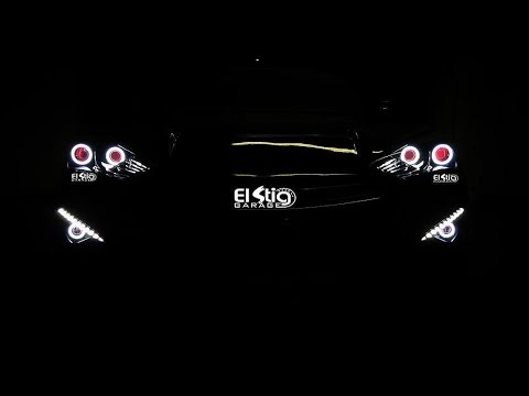13-16 Genesis Coupe Dual Projector Retrofit, Dual RGBW Demon Eyes & XSB Halos - YouTube