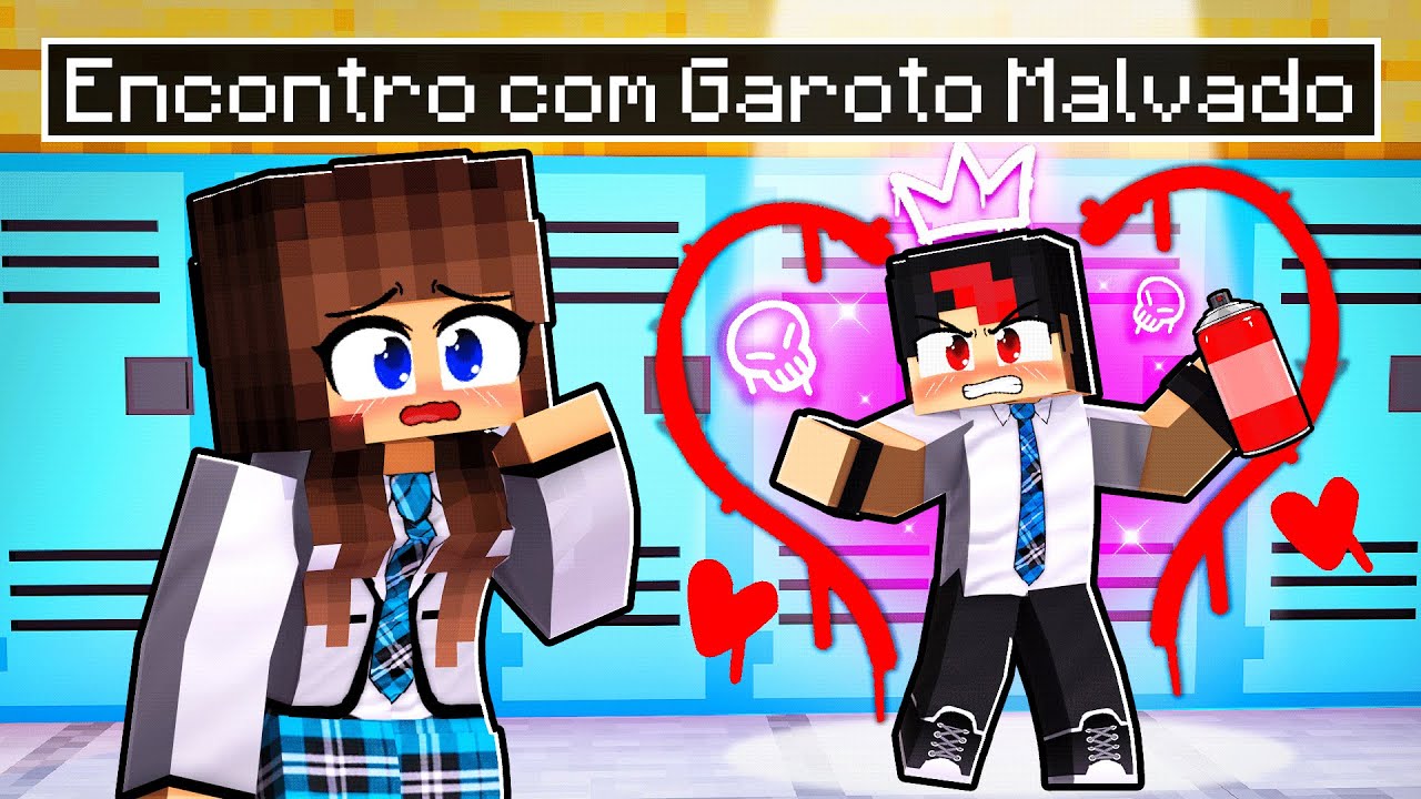 MIIKA teve um ENCONTRO com o GAROTO MALVADO no Minecraft ◂Miika▸