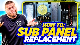 How To Replace a Pool Sub Panel Safely (Step-by-Step Electrical Tutorial for Homeowners)