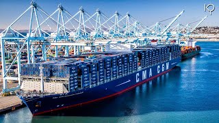 China Kuasai Semua Pelabuhan Peti Kemas Terbesar dan Tersibuk di Dunia - Container Port Shipment
