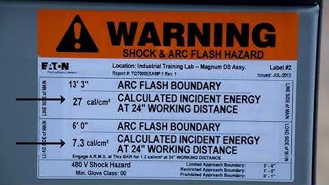 Arc Flash and Shock Warning Label Explanation Part 2/2