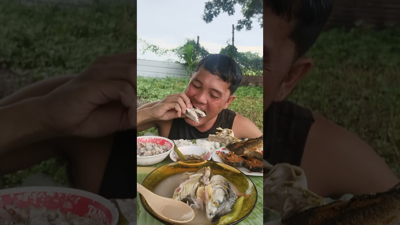 Kinilaw at sinigang na bangus  sa tag ulan🤤