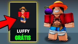 COMO FAZER A SKIN DO LUFFY DE GRAÇA *GRÁTIS* NO ROBLOX!