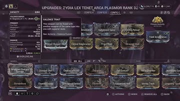 How to perform a Valence Fusion in Warframe